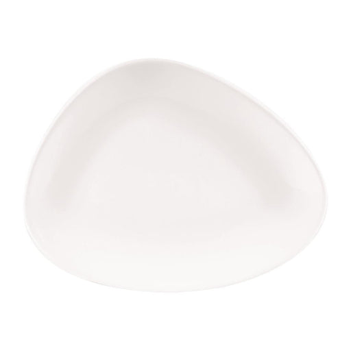 Churchill Lotus Triangular Plates White 260mm (12 Pack) Churchill