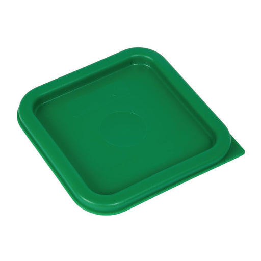Cambro Camsquare Food Storage Container Lid Green (6 Pack) Cambro