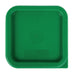 Cambro Camsquare Food Storage Container Lid Green (6 Pack) Cambro