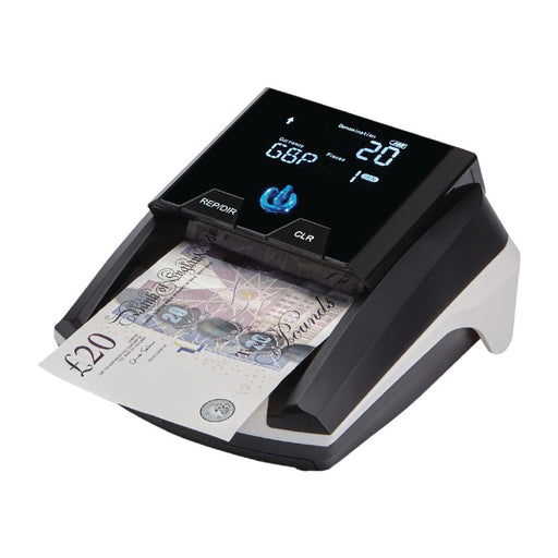 7-fold counterfeit detection. 2 currencies