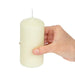 Bolsius Tall Pillar Candles Ivory 120mm (12 Pack) Bolsius