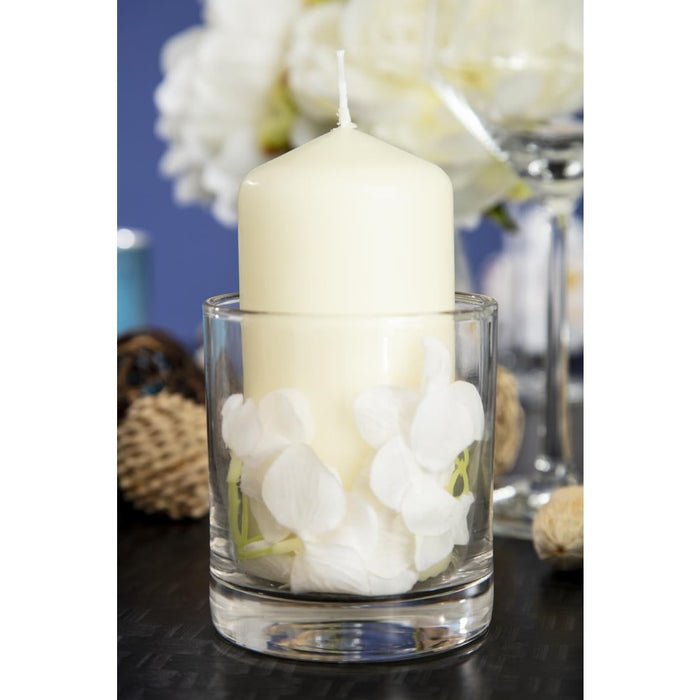 Bolsius Tall Pillar Candles Ivory 120mm (12 Pack) Bolsius