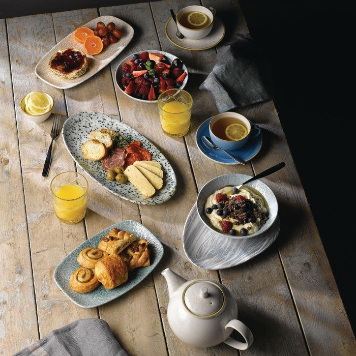 Churchill Stonecast Beverage Pots Barley White 852ml (4 Pack) Churchill