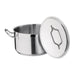 Nisbets Essentials Stainless Steel Stew Pot With Lid 24cm Nisbets Essentials