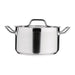 Nisbets Essentials Stainless Steel Stew Pot With Lid 24cm Nisbets Essentials
