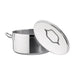 Nisbets Essentials Stainless Steel Stew Pot With Lid  32cm Nisbets Essentials