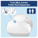 Tork Mini Jumbo Toilet Roll Dispenser White Tork