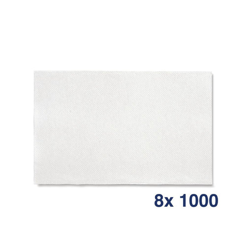 2-ply. Z-fold. Compatible with dispenser: DB465. Pack Size: 8x 1000 Sheets