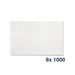 2-ply. Z-fold. Compatible with dispenser: DB465. Pack Size: 8x 1000 Sheets
