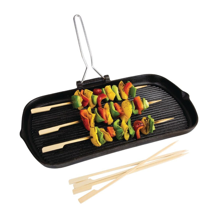 Fiesta Compostable Bamboo Paddle Skewers 210mm (100 Pack) Fiesta Compostable