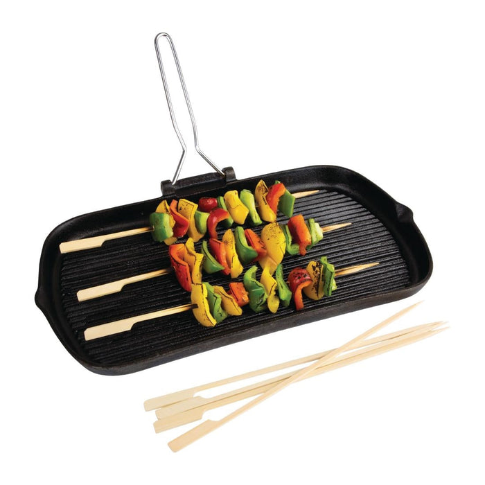 Fiesta Compostable Bamboo Paddle Skewers 240mm (100 Pack) Fiesta Compostable