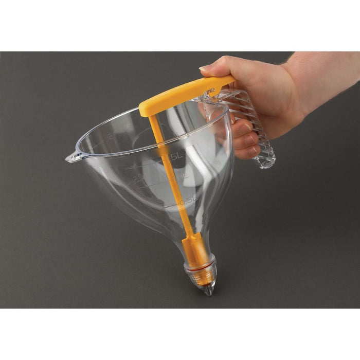 Matfer Bourgeat Piston Funnel with Stand 1.5Ltr Matfer Bourgeat