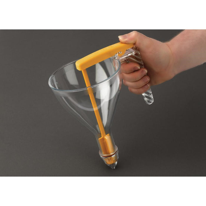 Matfer Bourgeat Piston Funnel with Stand 0.75Ltr Matfer Bourgeat