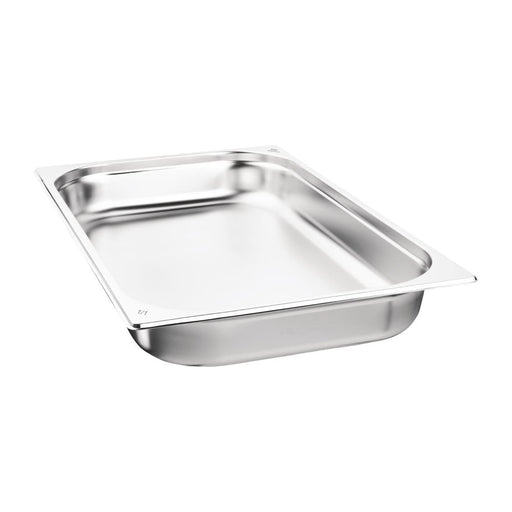 Nisbets Essentials Stainless Steel 1/1 Gastronorm 65mm (Pack 3) Nisbets Essentials