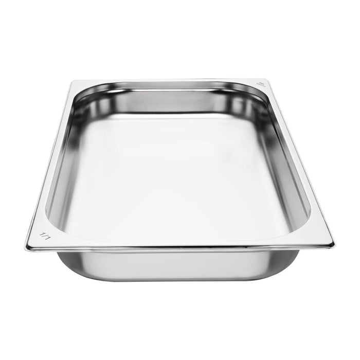 Nisbets Essentials Stainless Steel 1/1 Gastronorm 65mm (Pack 3) Nisbets Essentials