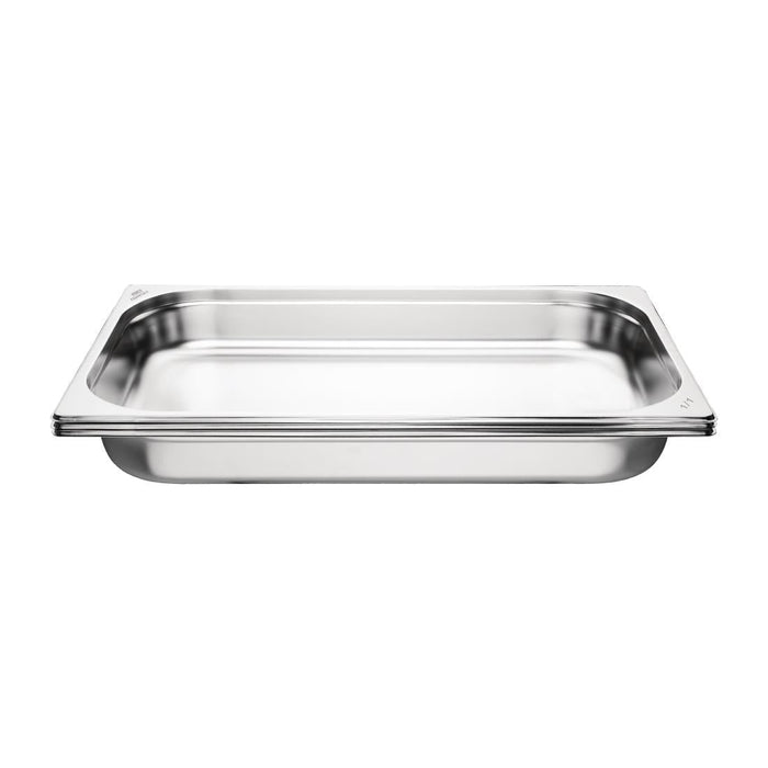 Nisbets Essentials Stainless Steel 1/1 Gastronorm 65mm (Pack 3) Nisbets Essentials
