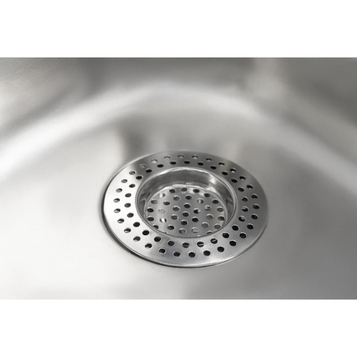 KitchenCraft Stainless Steel Large Hole Sink Strainer 75mm Kitchen Craft