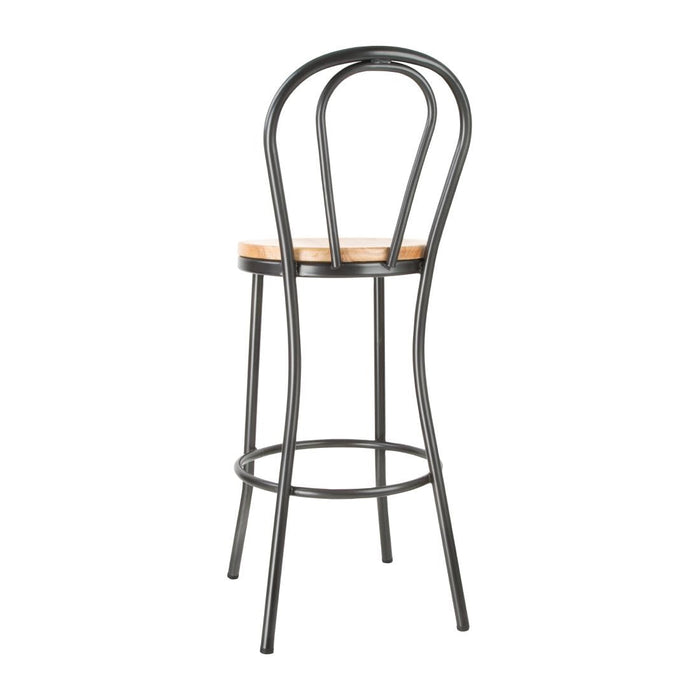 Bolero Clarisse High Stools Metallic Grey Bolero
