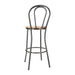 Bolero Clarisse High Stools Metallic Grey Bolero