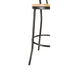 Bolero Clarisse High Stools Metallic Grey Bolero