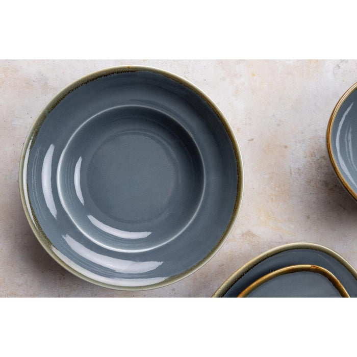Olympia Kiln Pasta Bowls Ocean 250mm (4 Pack) Olympia