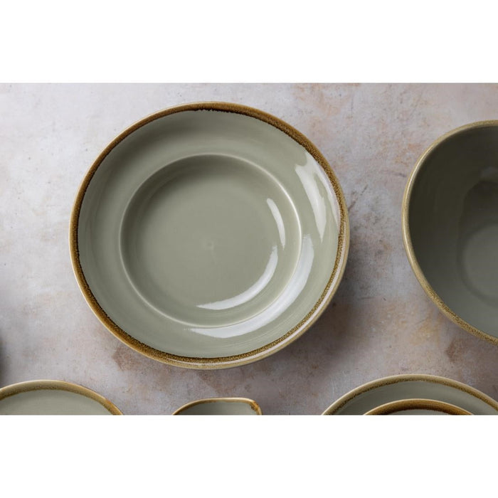 Olympia Kiln Pasta Bowls Moss 250mm (4 Pack) Olympia