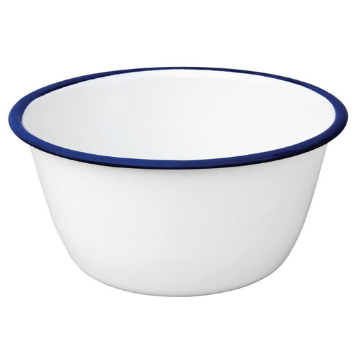 Olympia Enamel Pudding Bowls 155mm (6 Pack) Olympia