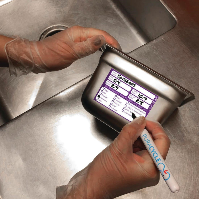 Puracycle Reusable Purple Allergen Labels (20 Pack) PuraCycle