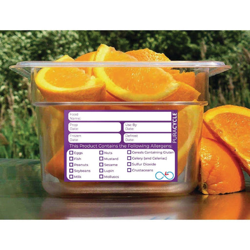 Puracycle Reusable Purple Allergen Labels (20 Pack) PuraCycle