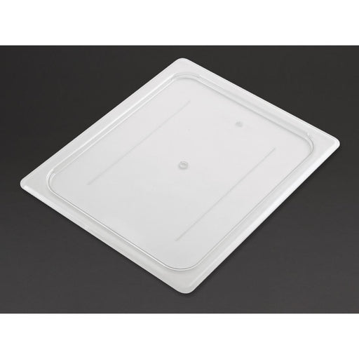 GN 1/2 flat cover. Fits Cambro polycarbonate GN1/2 food Trays