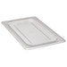 GN 1/4 flat cover. Fits Cambro polycarbonate GN1/4 food Trays