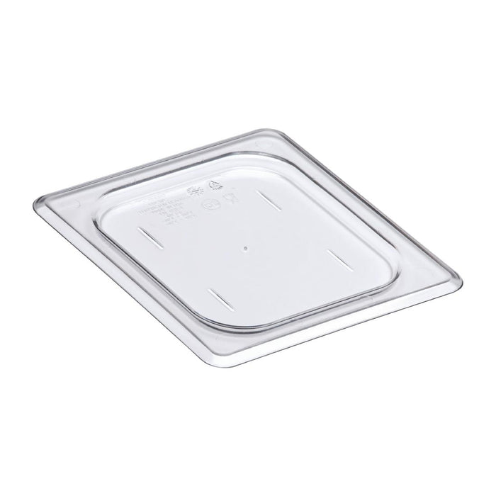 GN 1/6 flat cover. Fits Cambro polycarbonate GN1/6 food Trays