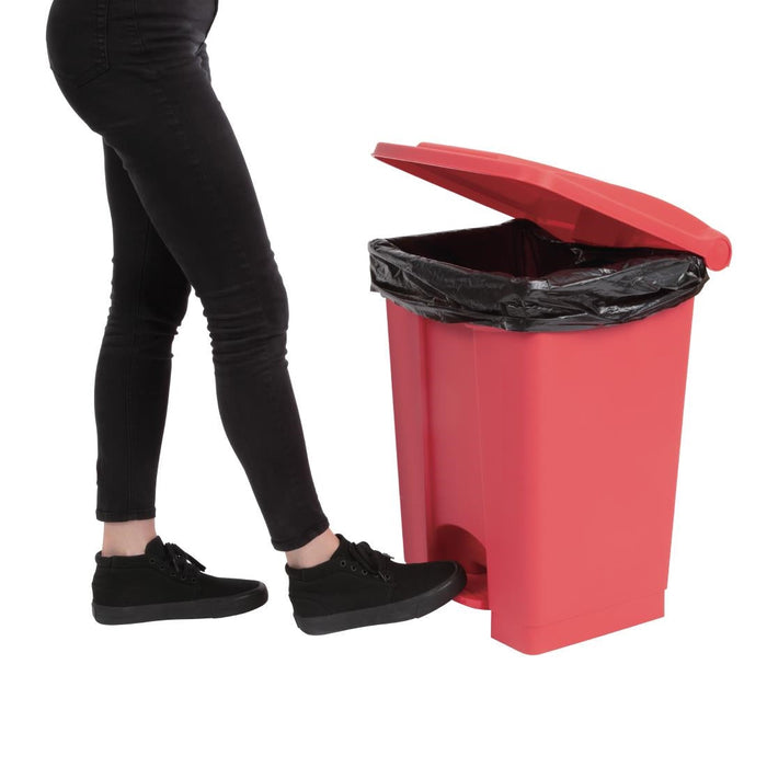 Jantex Pedal Bin Red 45Ltr Jantex