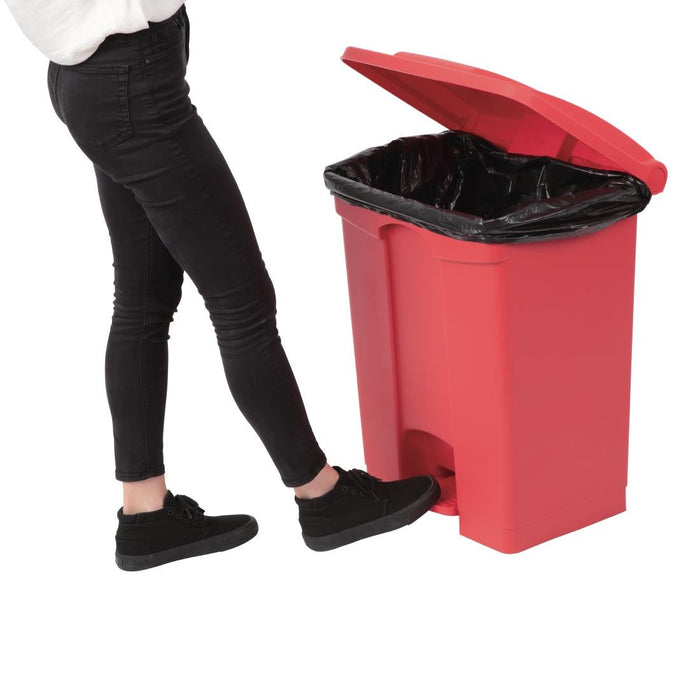 Jantex Pedal Bin Red 65Ltr Jantex