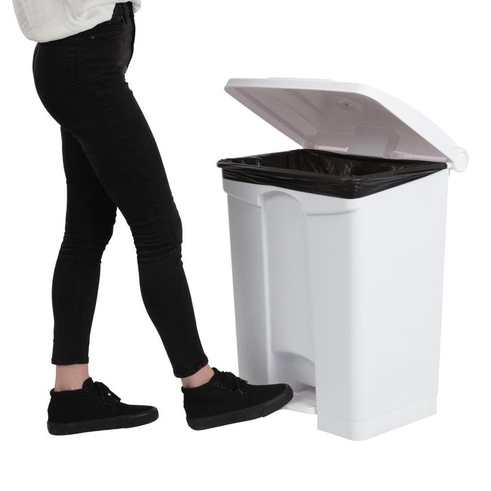Jantex Pedal Bin White 65Ltr Jantex