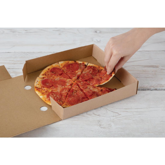 Fiesta Compostable Plain Pizza Boxes 9" (100 Pack) Fiesta Compostable