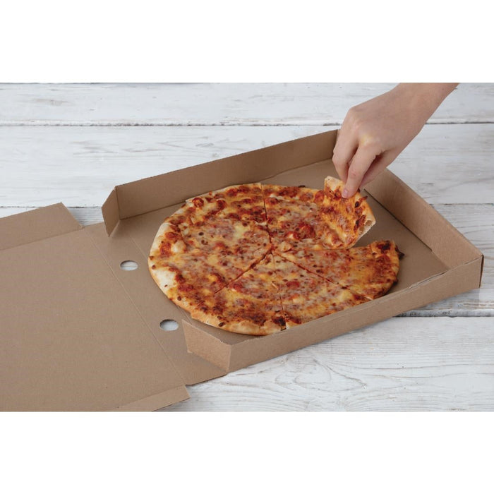 Fiesta Compostable Plain Pizza Boxes 12" (100 Pack) Fiesta Compostable