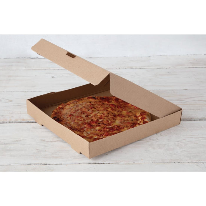 Fiesta Compostable Plain Pizza Boxes 12" (100 Pack) Fiesta Compostable