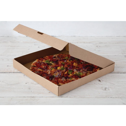 Fiesta Compostable Plain Pizza Boxes 14" (50 Pack) Fiesta Compostable