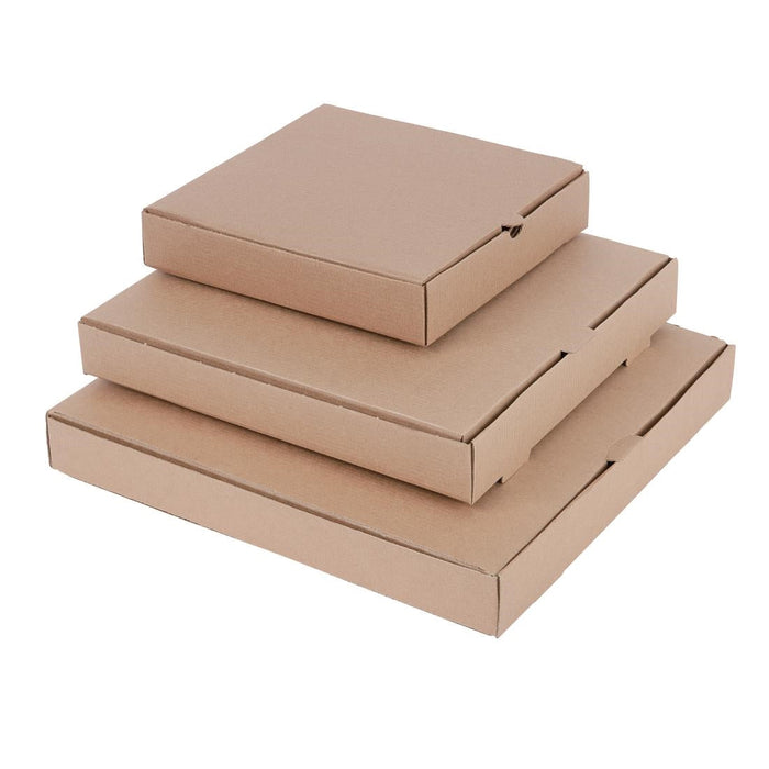 Fiesta Compostable Plain Pizza Boxes 9" (100 Pack) Fiesta Compostable