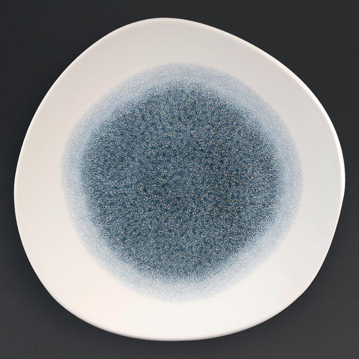264(Ø)mm / 10 3/8". Topaz Blue and White