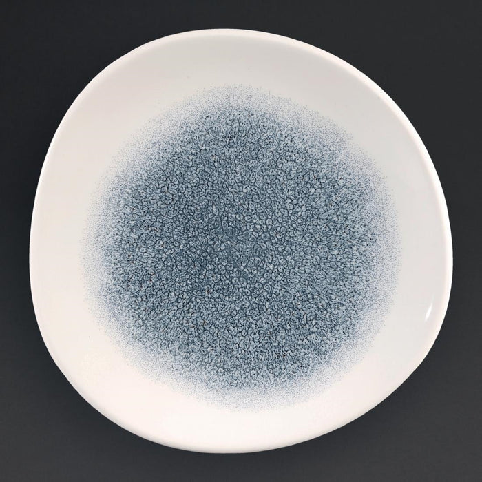 210(Ø)mm / 8 1/4". Topaz Blue and White
