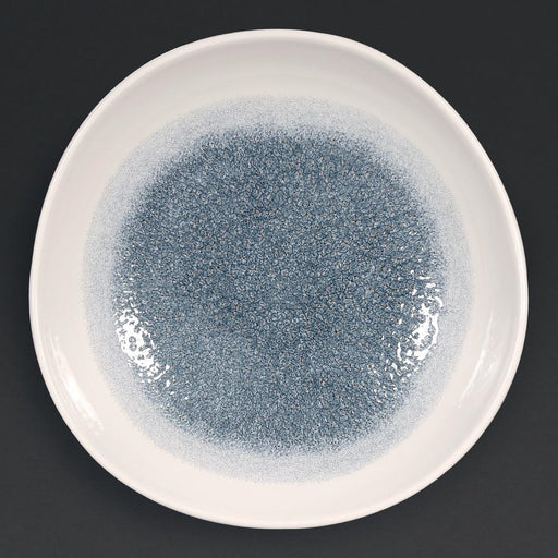 253(Ø)mm / 9 7/8". Topaz Blue and White