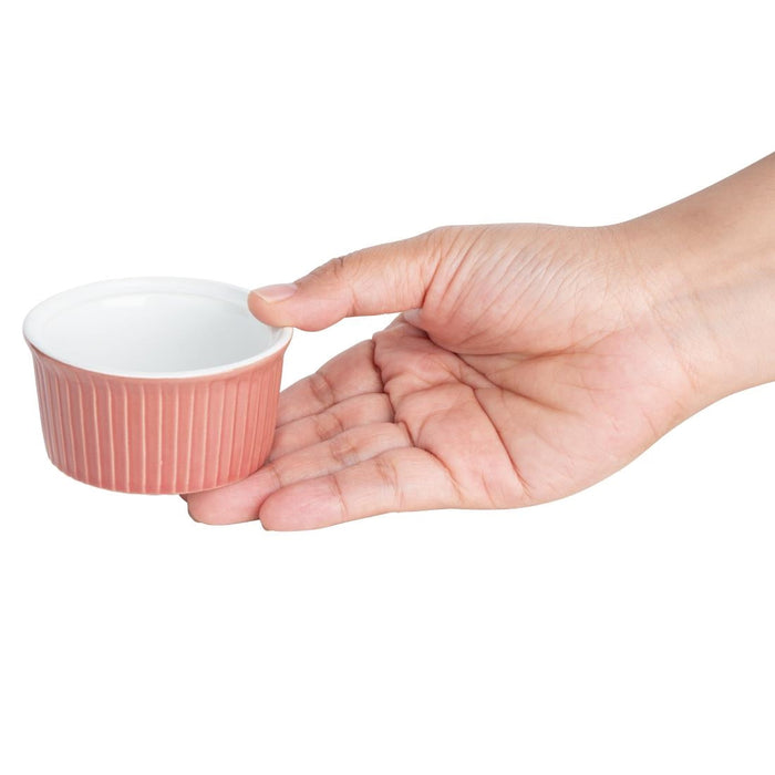 Olympia Pastel Ramekin Red 70ml (12 Pack) Olympia