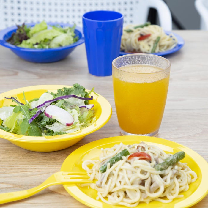 Olympia Kristallon Polycarbonate Tumbler Pebbled Clear 275ml (6 Pack) Olympia