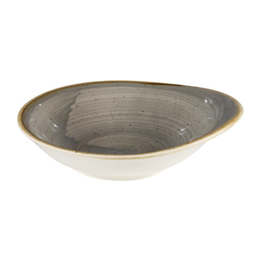 Churchill Stonecast Round Dishes Peppercorn Grey 160mm (12 Pack) Churchill