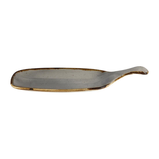 Churchill Stonecast Handled Paddles Peppercorn Grey 284mm (6 Pack) Churchill