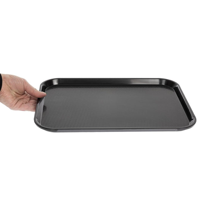 Cambro Polypropylene Fast Food Tray Black 410mm Cambro