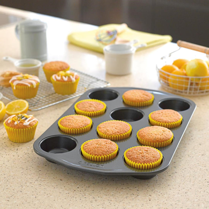 Circulon Carbon Steel Muffin Tin 12 Cup Circulon