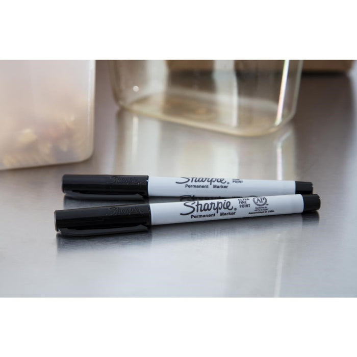 Sharpie Ultra Fine Permanent Marker Black (2 Pack) Sharpie